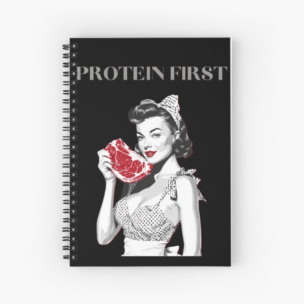 Item preview, Protein first, funny design for those who lift designed and sold by BeautyFullMerch.