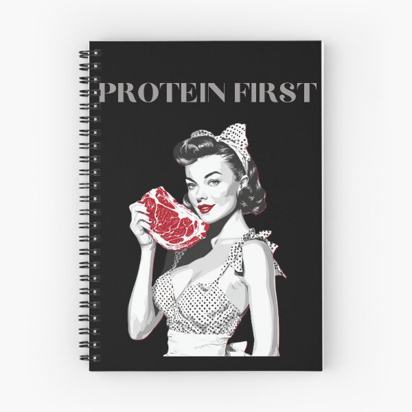 Item preview, Protein first, funny design for those who lift designed and sold by BeautyFullMerch.