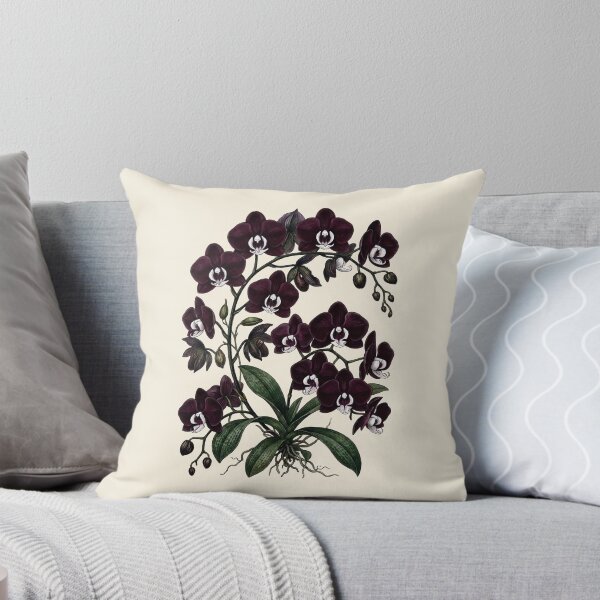 Item preview, Vintage Phalaenopsis Orchid Moody Botanical Illustration designed and sold by LinaValearte.