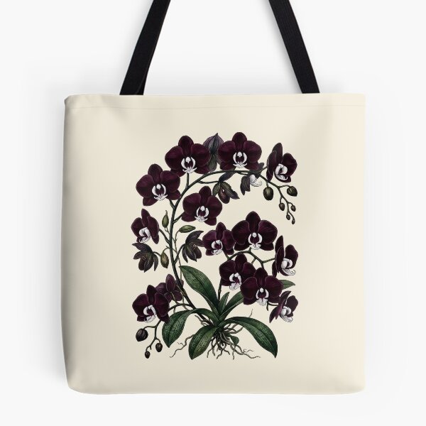 Item preview, Vintage Phalaenopsis Orchid Moody Botanical Illustration designed and sold by LinaValearte.