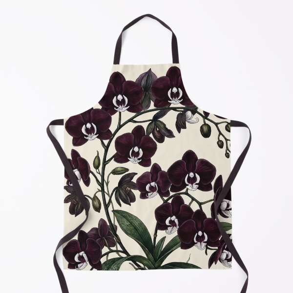 Item preview, Vintage Phalaenopsis Orchid Moody Botanical Illustration designed and sold by LinaValearte.