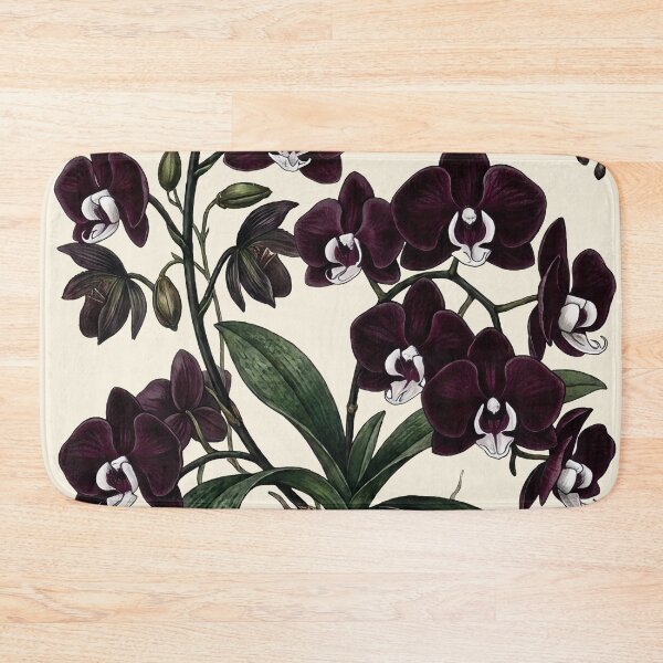 Item preview, Vintage Phalaenopsis Orchid Moody Botanical Illustration designed and sold by LinaValearte.