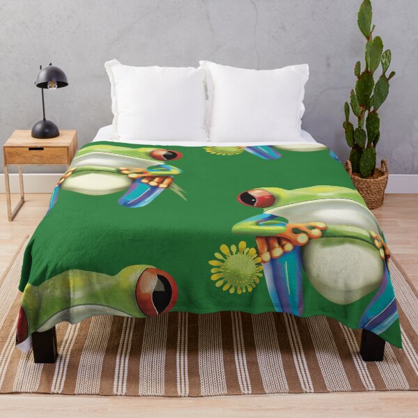 Item preview, Vibrant Red eyed Rainforest Tree Frog designed and sold by Karin Taylor.