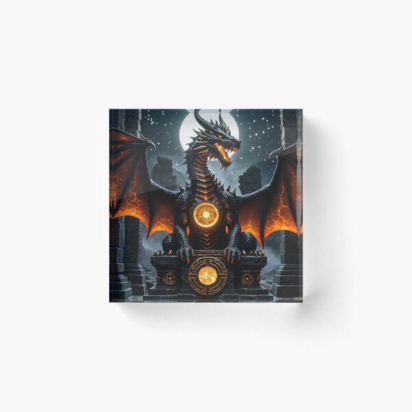 Item preview, Solar Dragon Signature Relic Fantasy Art designed and sold by PixelFlowArt.