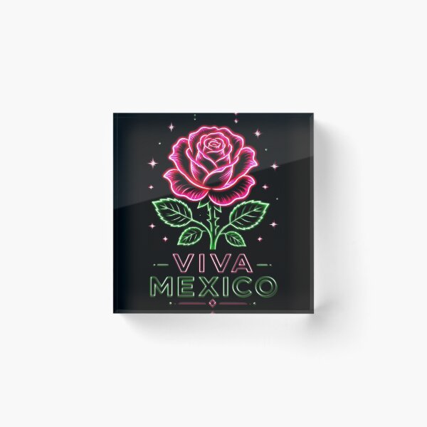 Item preview, Viva Mexico Flag Rose Flower Independence Day designed and sold by OlakunleOloroz.