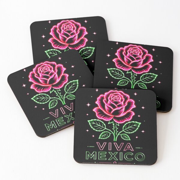 Item preview, Viva Mexico Flag Rose Flower Independence Day designed and sold by OlakunleOloroz.