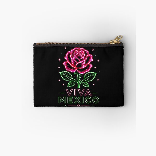 Item preview, Viva Mexico Flag Rose Flower Independence Day designed and sold by OlakunleOloroz.