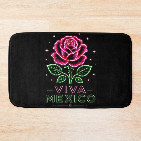 Item preview, Viva Mexico Flag Rose Flower Independence Day designed and sold by OlakunleOloroz.