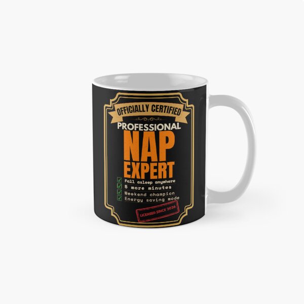 Item preview, Officially Certified Professional Nap Expert Funny Sleep T-Shirt designed and sold by Uvclick.