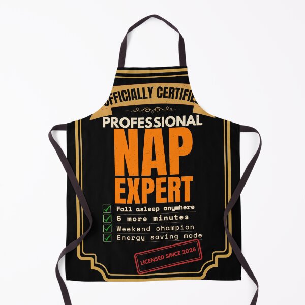 Item preview, Officially Certified Professional Nap Expert Funny Sleep T-Shirt designed and sold by Uvclick.
