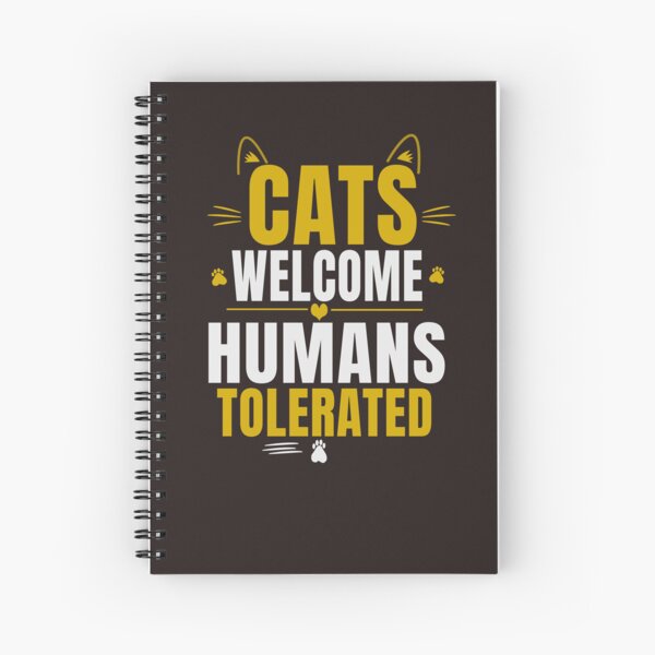 Item preview, Cats Welcome Humans Tolerated Funny Cat Lover Shirt designed and sold by HeartAndArtShop.