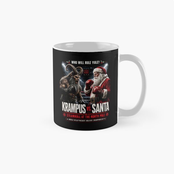 Item preview, Krampus vs Santa North Pole Fight Night designed and sold by Victor Shadehorn.