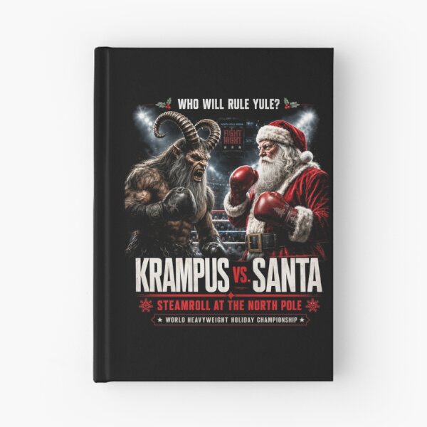 Item preview, Krampus vs Santa North Pole Fight Night designed and sold by Victor Shadehorn.