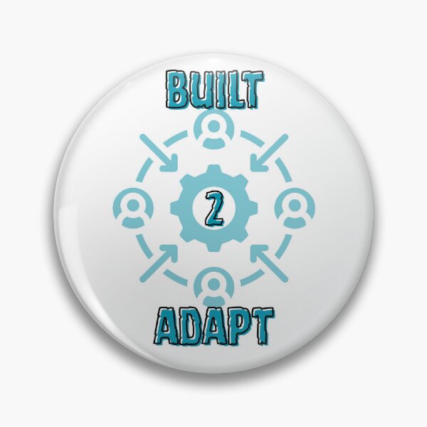 Item preview, Built to Adapt Gear Icon designed and sold by Snedsdigital.