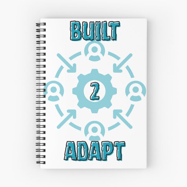 Item preview, Built to Adapt Gear Icon designed and sold by Snedsdigital.
