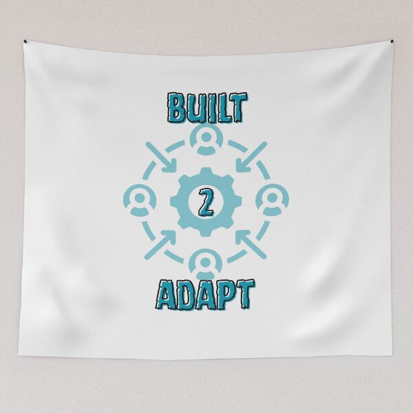 Item preview, Built to Adapt Gear Icon designed and sold by Snedsdigital.
