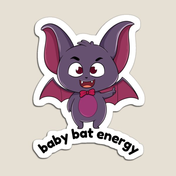 Item preview, Baby Bat Energy Cute Kawaii Halloween Bat Design  designed and sold by AeraArts.