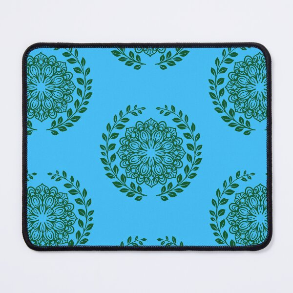 Item preview, Green Mandala with Laurel Leaf Wreath Pattern designed and sold by ​Jyoti Digital Artist.