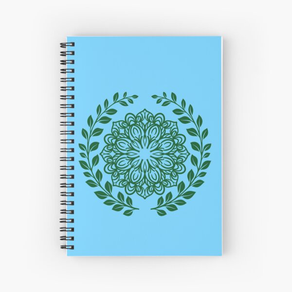 Item preview, Green Mandala with Laurel Leaf Wreath Pattern designed and sold by Jyoti-Quotes.