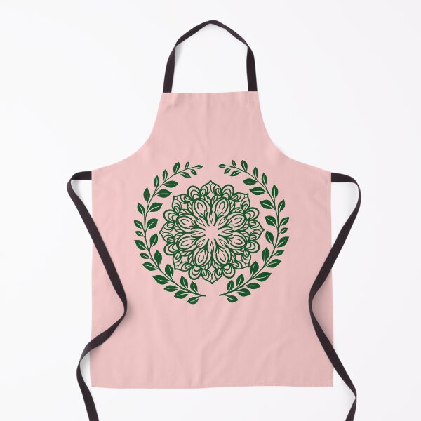 Item preview, Green Mandala with Laurel Leaf Wreath Pattern designed and sold by Jyoti Digital Artist.