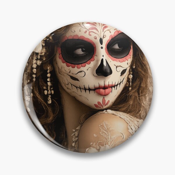 Item preview, Magnolia Daydream / La Catrina Collection designed and sold by ValentynaTyshenkoArt.