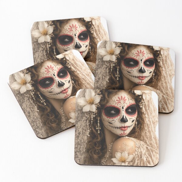 Item preview, Magnolia Daydream / La Catrina Collection designed and sold by ValentynaTyshenkoArt.
