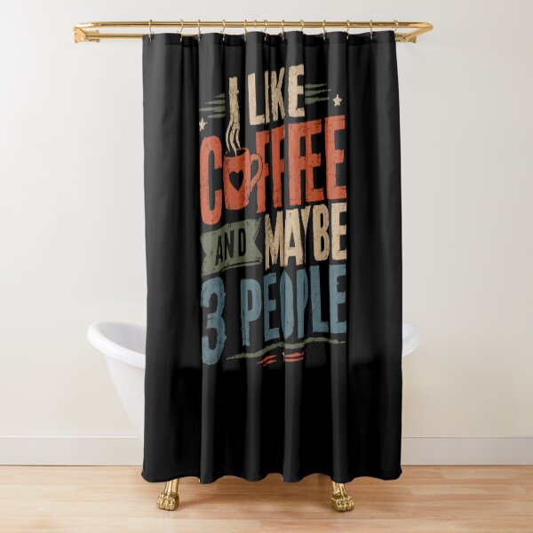 Item preview, I Like Coffee And Maybe 3 People Funny Introvert Coffee Lover designed and sold by JonesFlora2025.