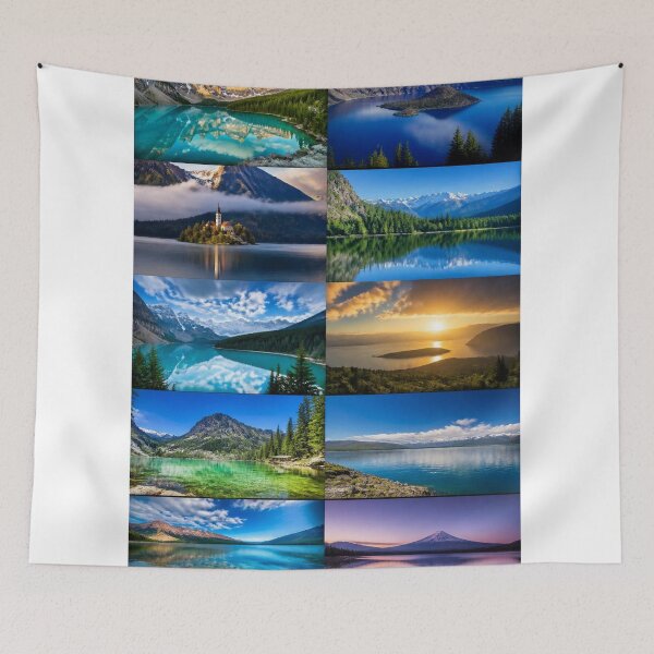 Item preview, Lakes around the World designed and sold by Bebe5512.