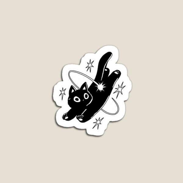 Item preview, Sticker - Cat and Stars designed and sold by Reh34.