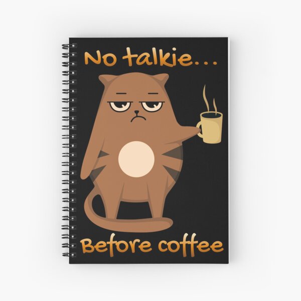 Item preview, No Talkie... Before Coffee designed and sold by Eranthe Bernardo.