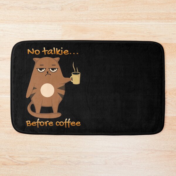 Item preview, No Talkie... Before Coffee designed and sold by Eranthe Bernardo.