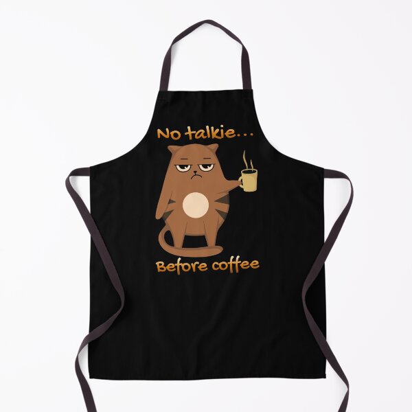 Item preview, No Talkie... Before Coffee designed and sold by Eranthe Bernardo.