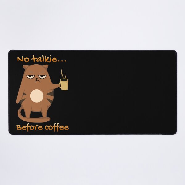 Item preview, No Talkie... Before Coffee designed and sold by Eranthe Bernardo.