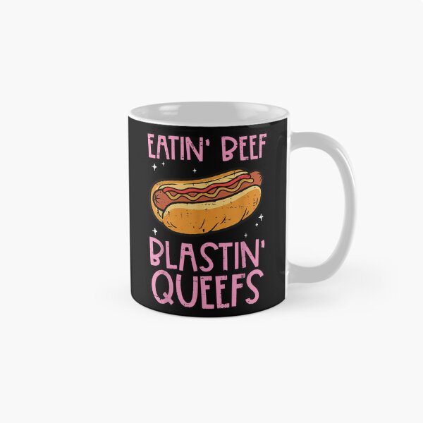 Item preview, Funny Eatin Beef Blasting Queefs Hot Dog Glizzy Humor Graphic Tee designed and sold by Capisedo.