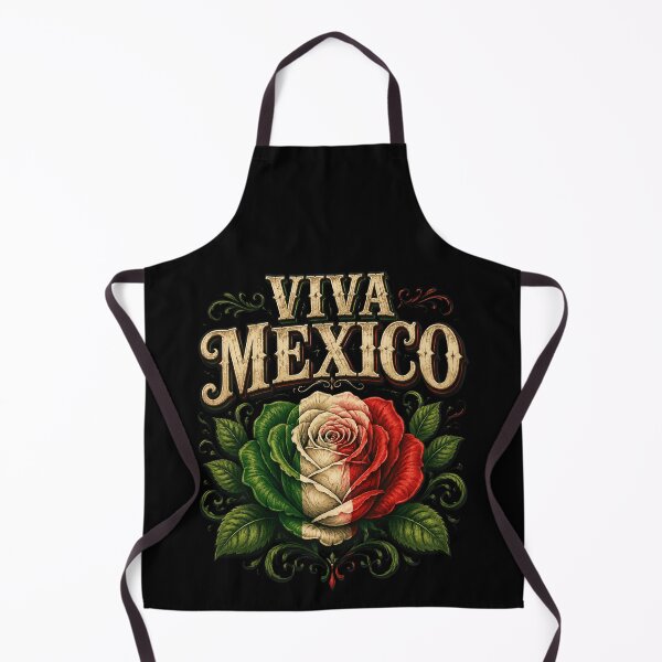 Item preview, Viva Mexico Flag Rose Flowers Independence Day designed and sold by OlakunleOloroz.
