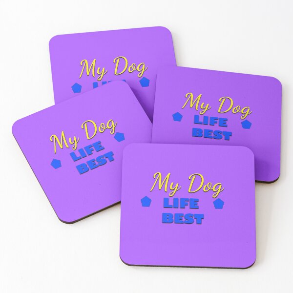 Item preview, My Dog Life Best – Pet Lover Typography Artwork designed and sold by annenambiro.