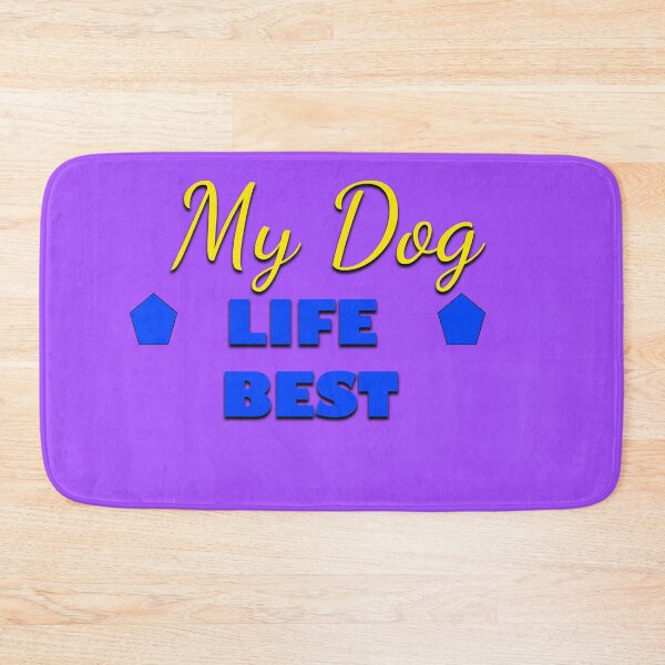 Item preview, My Dog Life Best – Pet Lover Typography Artwork designed and sold by annenambiro.
