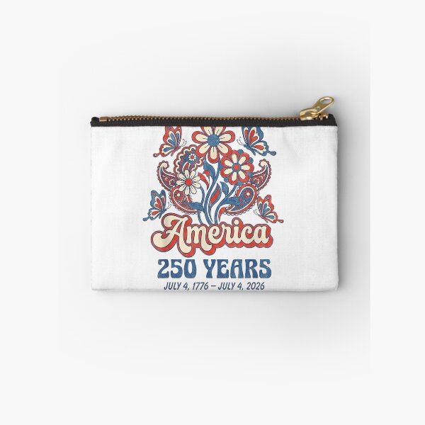 Item preview, Retro America 250 Years Semiquincentennial Floral Patriotic Fourth Of July 2026 designed and sold by Daisy Grimes.