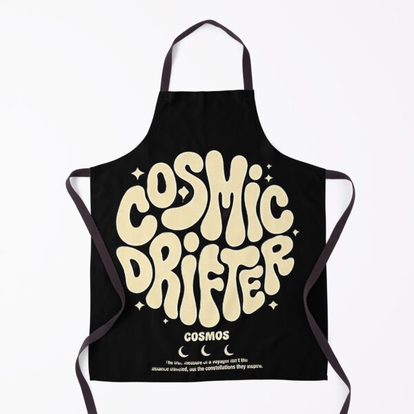 Item preview, Retro Cosmic Drifter Groovy Wavy Typography Art designed and sold by ShadowSketch-HP.