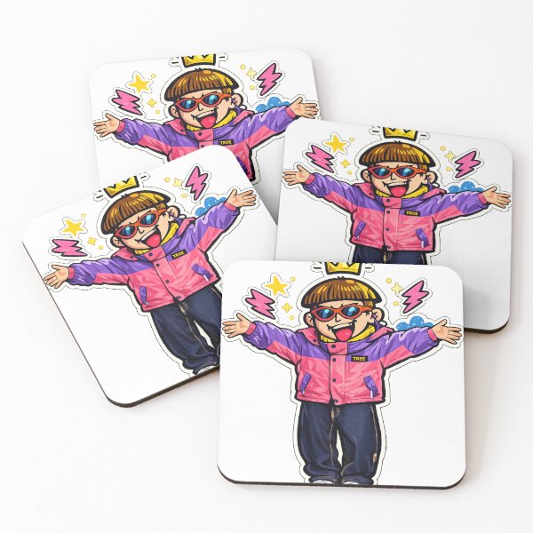 Item preview, Oliver Tree Arms Open Cartoon Turbo Sticker designed and sold by Devendra009.