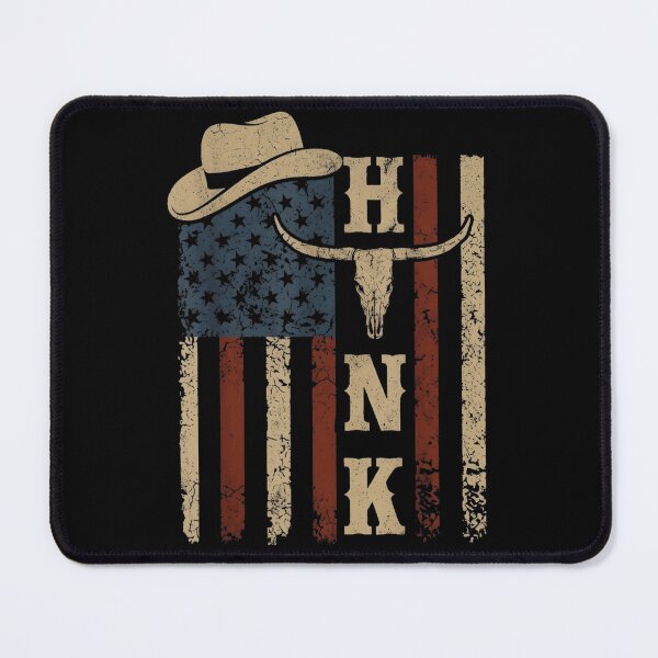 Item preview, Vintage Distressed American Flag Honky Tonk Cowboy Hat Longhorn Bull Skull designed and sold by Daisy Grimes.