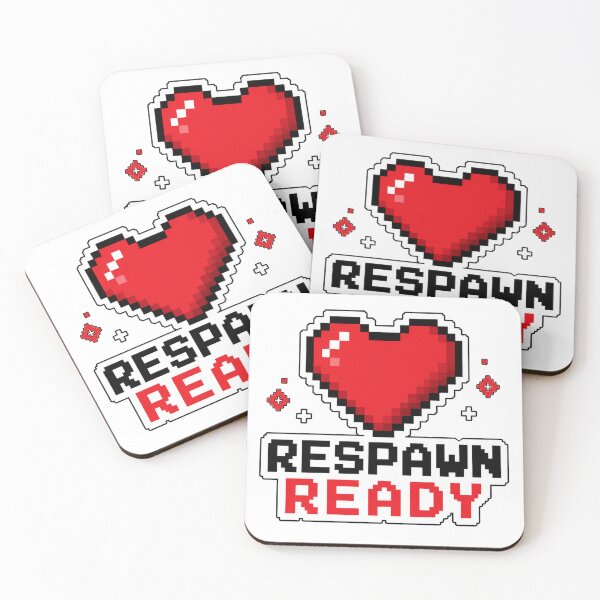 Item preview, Respawn Ready – Pixel Heart Retro Gamer Graphic designed and sold by Shabrinox.