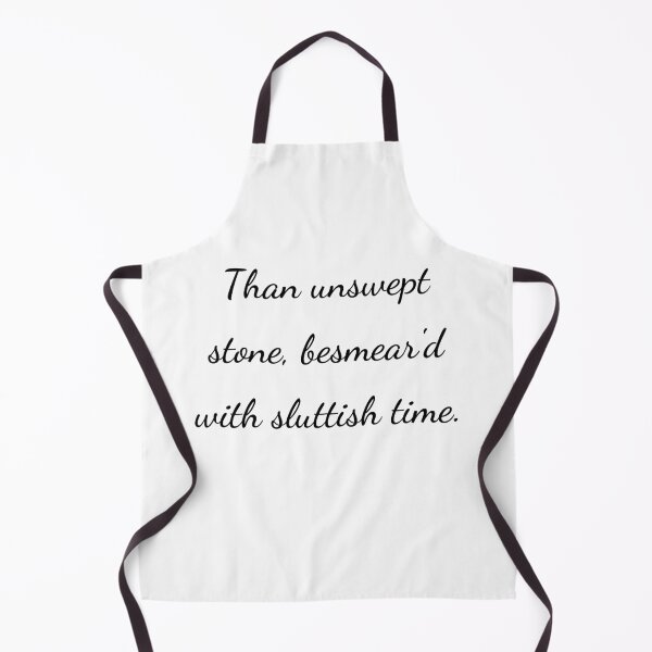 Item preview, "Than unswept stone, besmear'd with sluttish time." - handwriting black designed and sold by ariksworld.
