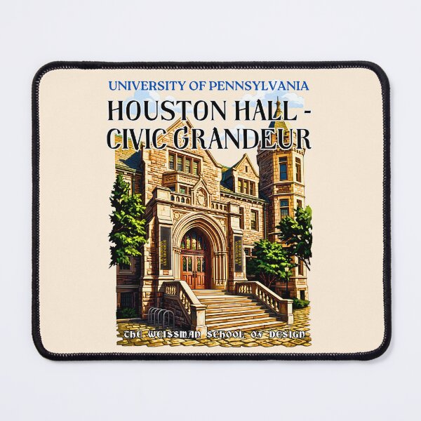 Item preview, Historic Houston Hall Architectural Art designed and sold by EvergreenPark - Tee Studio.