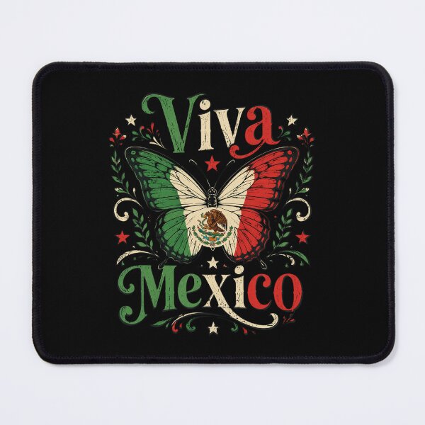 Item preview, Viva Mexico Independence Day Butterfly Mexican designed and sold by OlakunleOloroz.