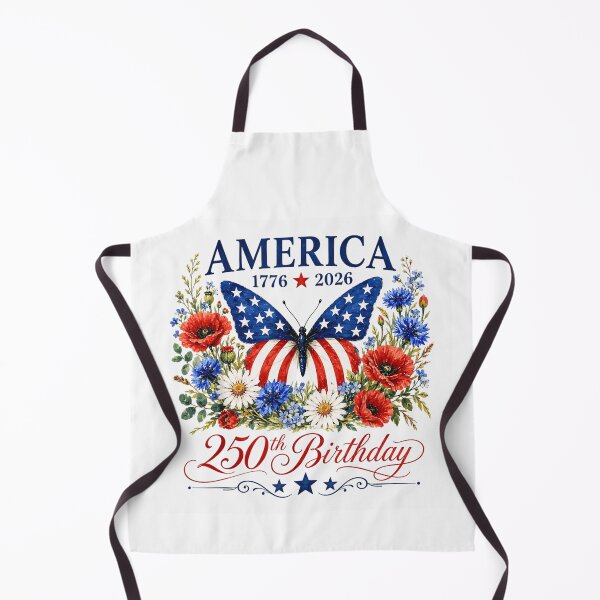 Item preview, Vintage America 250th Birthday Butterfly American Flag Botanical Floral Patriotic July designed and sold by Daisy Grimes.