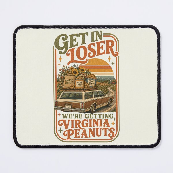 Item preview, Get in Loser We're Getting Virginia Peanuts Cottagecore 70s  designed and sold by SunfullyYours.