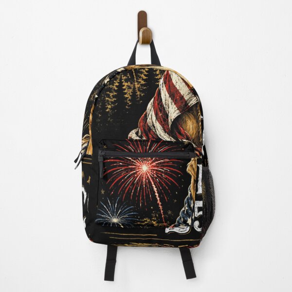 Item preview, Patriotic Golden Retriever Wrapped In American Flag Fireworks America 250th Anniversary designed and sold by Chaya Reid.
