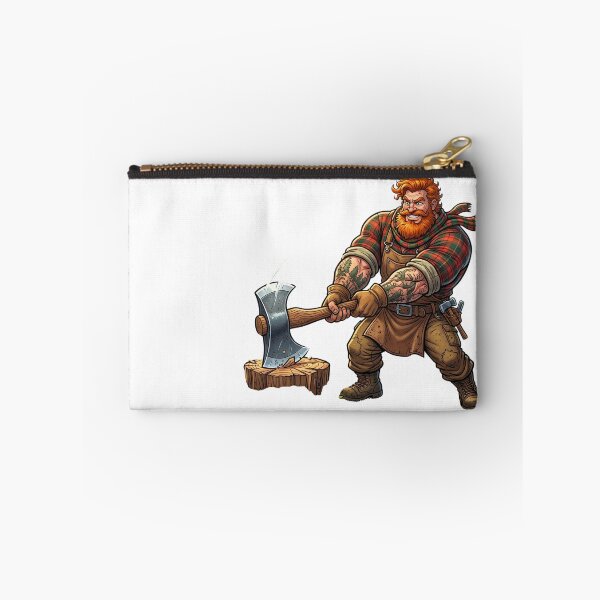 Item preview, Mighty Red-Bearded Lumberjack Cartoon designed and sold by Woof-zil.