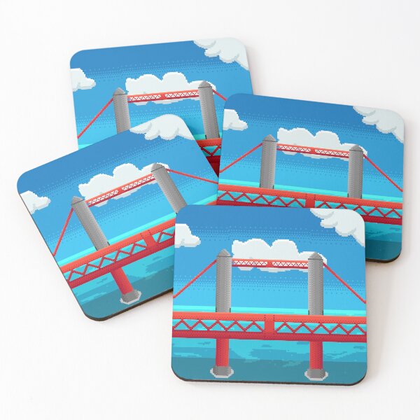 Item preview, Seabridge View pixelart landscape designed and sold by CyberphnxArtz.